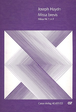 Missa brevis F-Dur Hob.XXII:1 für Soli (SS), Chor und Orchester