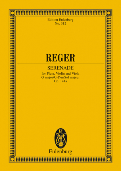 Serenade G-Dur op.141a für Flöte, Violine und Viola