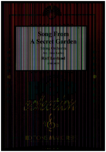 Song From A Secret Garden for string orchestra