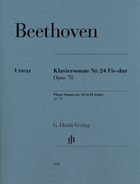Spielstück für Klavier Sonate Fis-Dur Nr.24 op.78