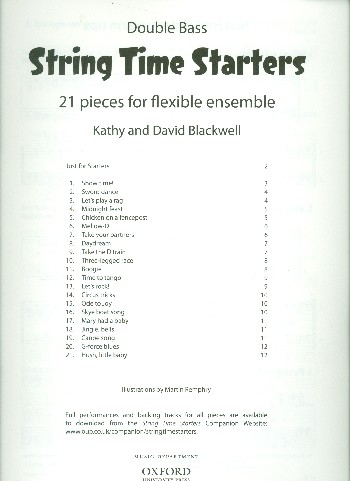 String Time Starters : for Double Bass