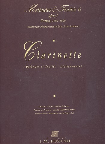 Methodes et Traités pour clarinette France 1600-1800
