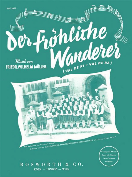 Der fröhliche Wanderer für Klavier
