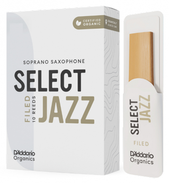 B-Sopran-Sax-Blatt D&#039;Addario Woodwinds Select Jazz Filed, 2H