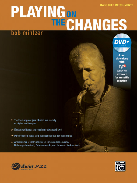 Playing on the Changes (+DVD) for bass clef instrument