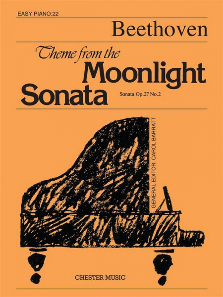 Theme from the Moonlight Sonata for piano