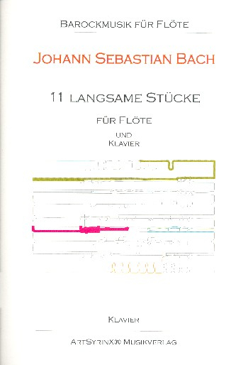 11 langsame Stücke für Flöte und Klavier