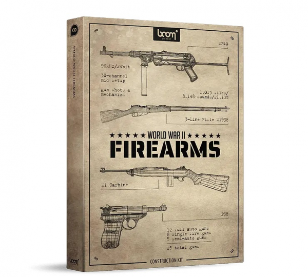 Sound Library (Download) Boom World War II Firearms Construction Kit