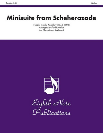 Minisuite from Scheherazade for clarinet and keyboard