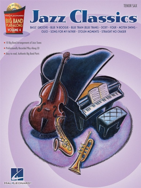 Jazz Classics (+CD): for tenor saxophone Big Band Playalong vol.4