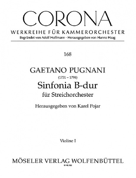 Sinfonie B-Dur für Streichorchester