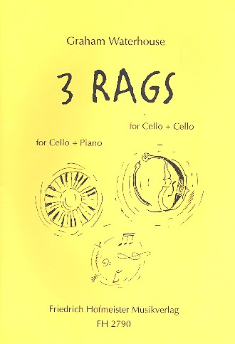 3 Rags für Violoncello und Klavier (2 Violoncelli)