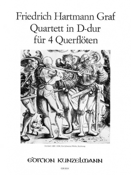 Quartett D-Dur für 4 Flöten