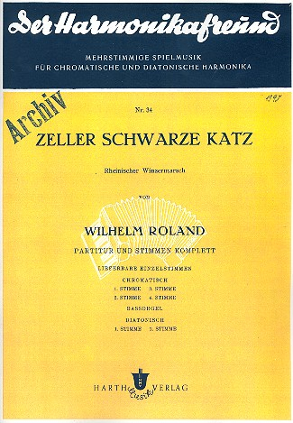 Zeller Schwarze Katz für 3 Akkordeons (Ensemble)
