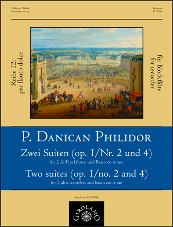2 Suiten aus op.1, Nr.2 und 4 für 2 Altblockflöten und Bc