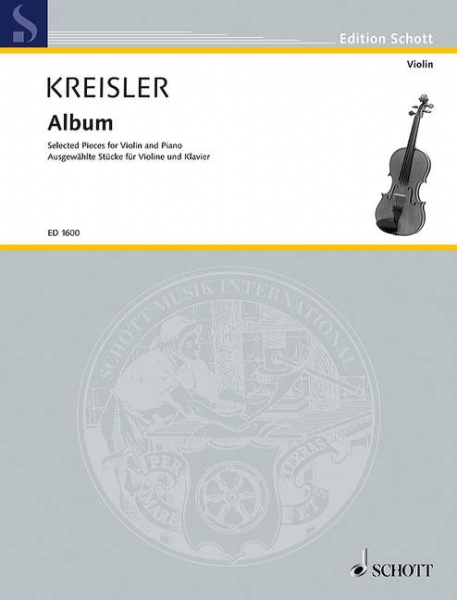 Album mit ausgewählten Stücken für Violine und Klavier
