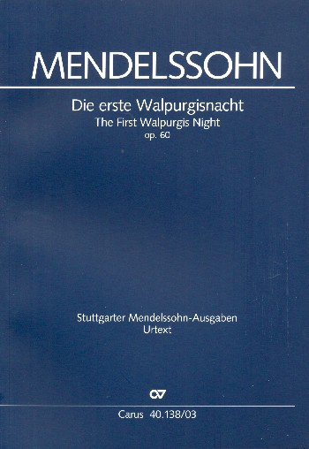 Klavierauszug Die Erste Walpurgisnacht Mwvd03