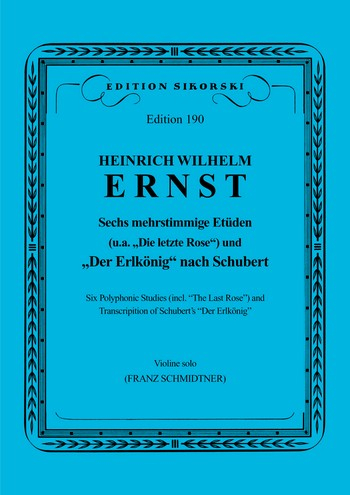 6 mehrstimmige Etüden für Violine solo