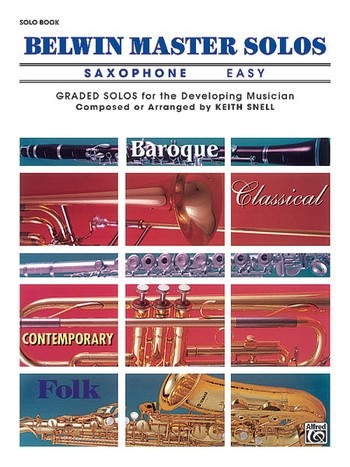 Belwin Master Solos for alto saxophone