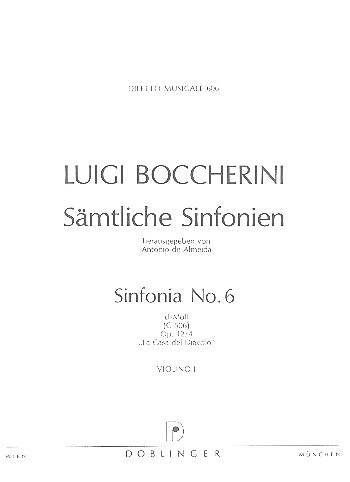 Sinfonia d-Moll Nr.6 op.12,4 für Orchester