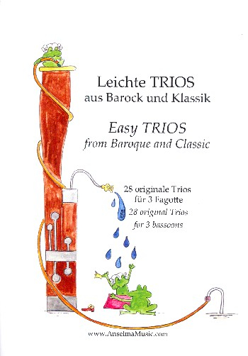 Leichte Trios aus Barock und Klassik für 3 Fagotte