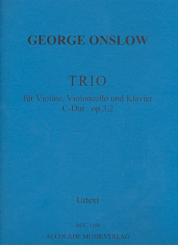 Trio C-Dur Nr.2 op.3,2 für Violine, Violoncello und Klavier