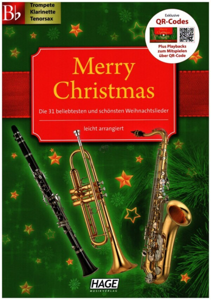 Weihnachtsbuch B-Instrument Merry Christmas