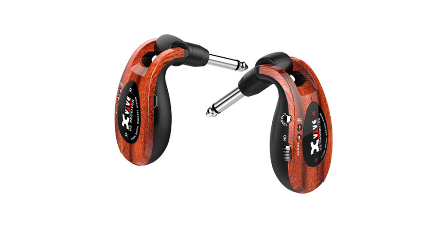 Xvive U2 Wood draadloos gitaarsysteem (Wireless System), Zubehör Instrumente, Braun - Bild 3