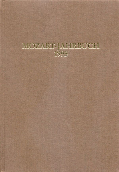 Mozart-Jahrbuch 1995