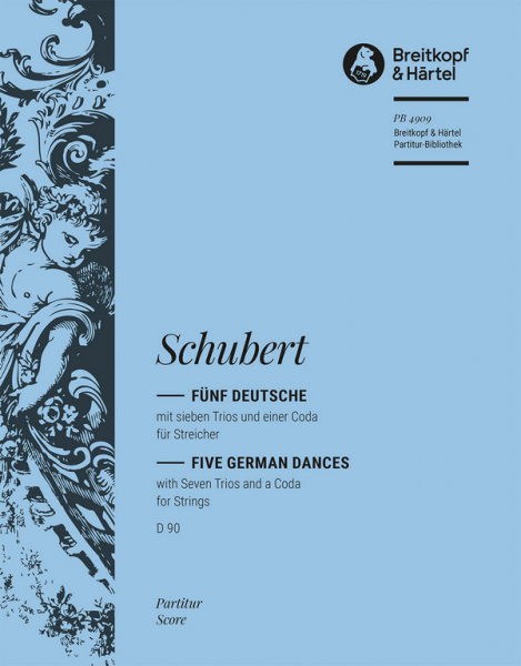 5 Deutsche mit 7 Trios und einer Coda D90 für Streichorchester