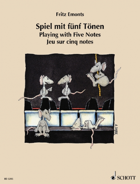 Spielbuch für Klavier Spiel mit fünf Tönen