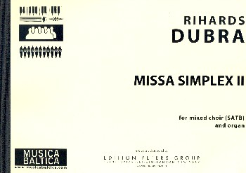 Missa simplex 2 for mixed chorus and organ