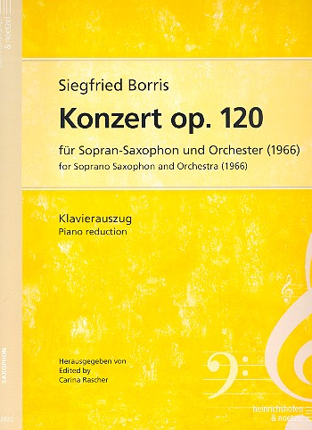 Konzert op.120 für Sopransaxophon und Orchester :