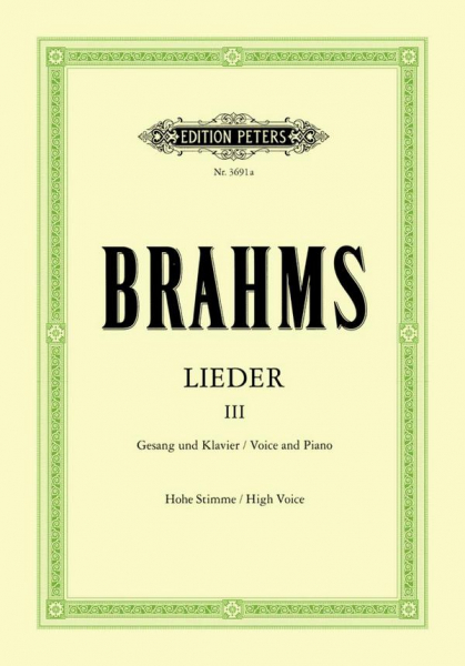 Lieder Band 3 für Gesang (hoch) und Klavier