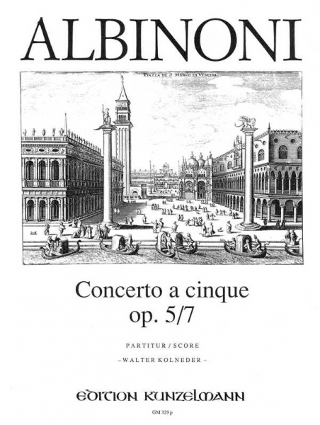Concerto a cinque d-Moll op.5,7 für Violine und Streichorchester