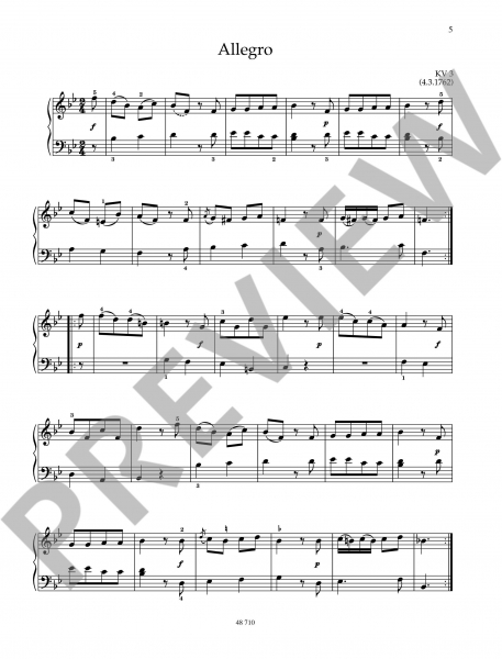 Spielstücke Der junge Mozart