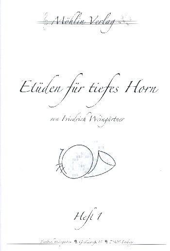 Etüden Band 1 für tiefes Horn