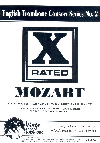 X rated Mozart for 4 trombones (trumpets)