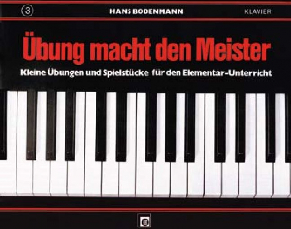 Klavierübungen Übung macht den Meister Band 3