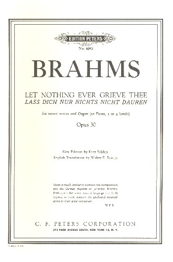 Geistliches Lied op.30 für gem Chor und Orgel