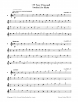 Vorschau: Etüden für Querflöte 125 Vorschau: Etüden für Querflöte 125 easy classical studies