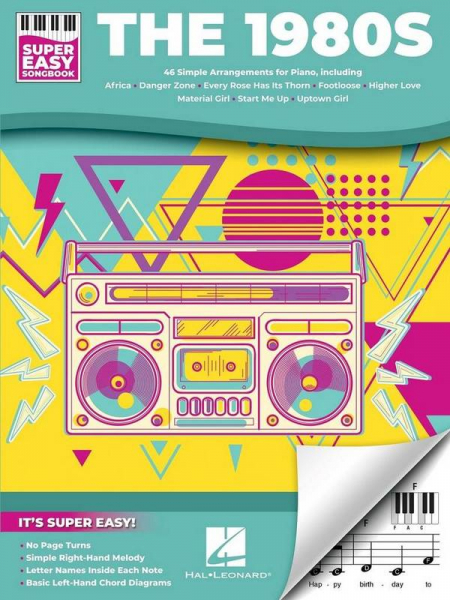 The 1980s - Super Easy Songbook for voice and piano
