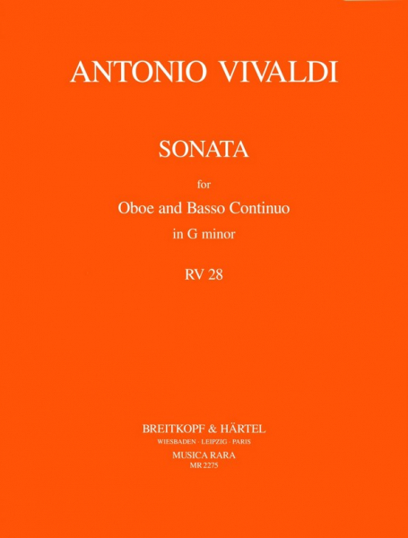Sonata g minor RV28 for oboe and bc