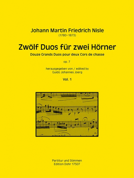 12 Duos op.7 Band 1 (Nr.1-6) für 2 Hörner