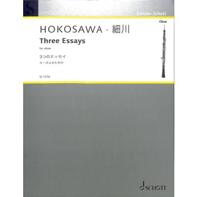 Notenbuch Three Essays