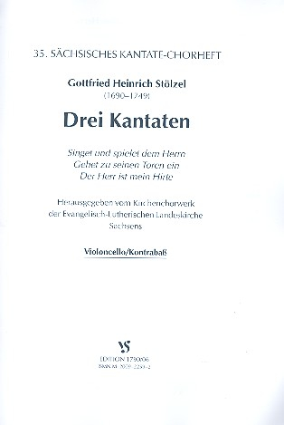 3 Kantaten für gem Chor und Orchester