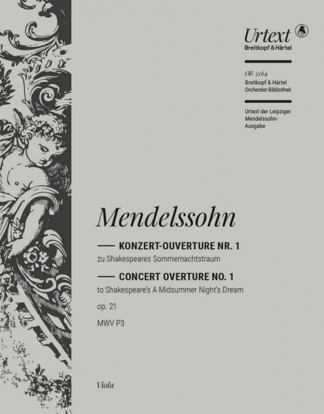 Konzert-Ouverture Nr.1 zu Shakespeares 'Sommernachtstraum' op.21 für Orchester