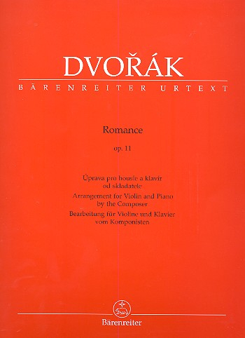 Solospielbuch für Violine Romanze f-moll, op. 11