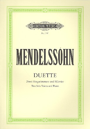 Duette für 2 Singstimmen und Klavier (dt)