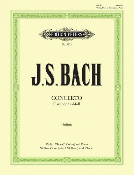 Konzert c-Moll BWV1060 für Violine, Oboe (Violine) und Klavier
